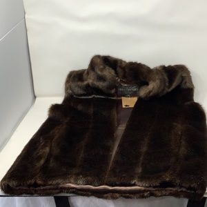 Donna Salyers faux fur vest XS